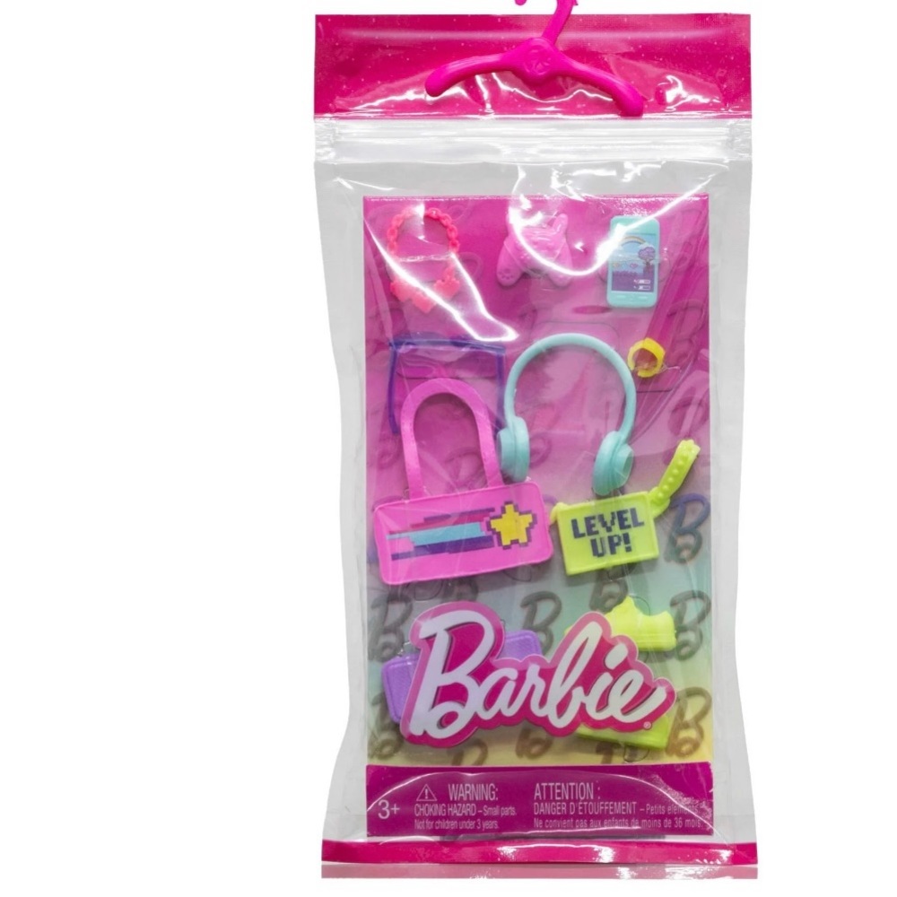 Barbie Pink & White Packaged Accessory Backing